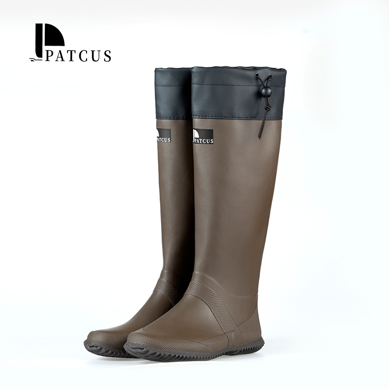 Sepatu bot lateks fashion pria